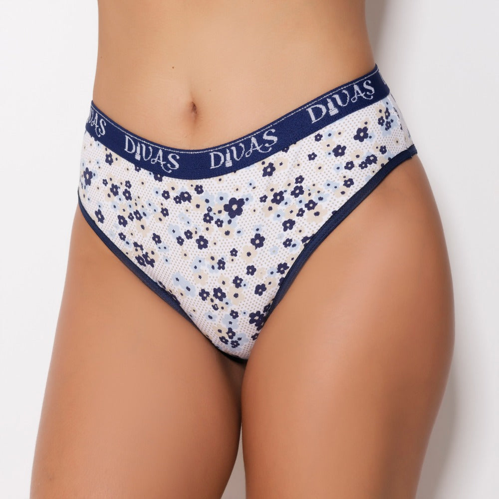 Tanga Cotton - Com Estampa Macia e Respirável