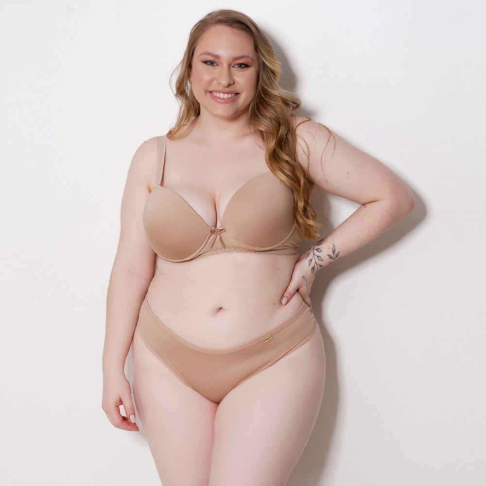 Conjunto Plus Size - Modelo Básico com Bojo e Arco para Suporte e Conforto