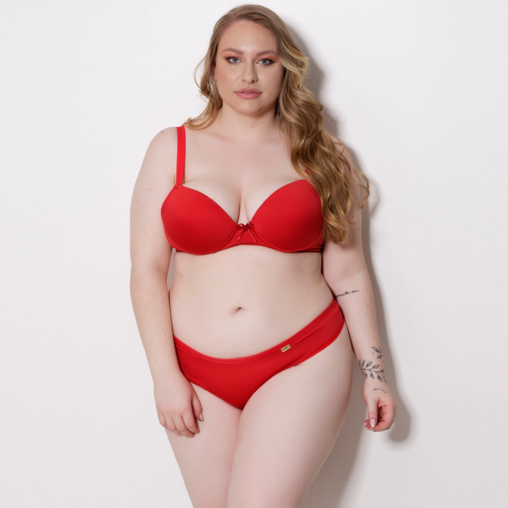 Conjunto Plus Size - Modelo Básico com Bojo e Arco para Suporte e Conforto