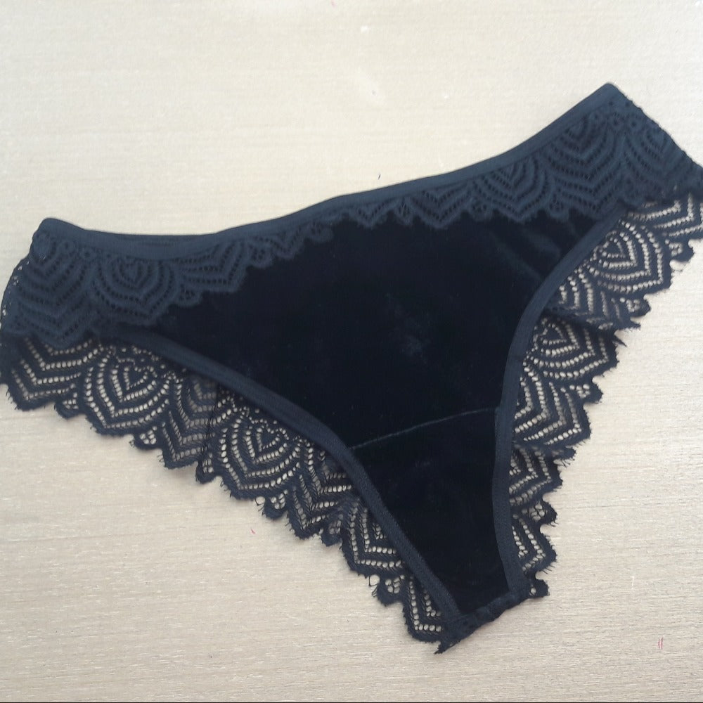 Conjunto Cropped - De Veludo Sutiã Sem Bojo