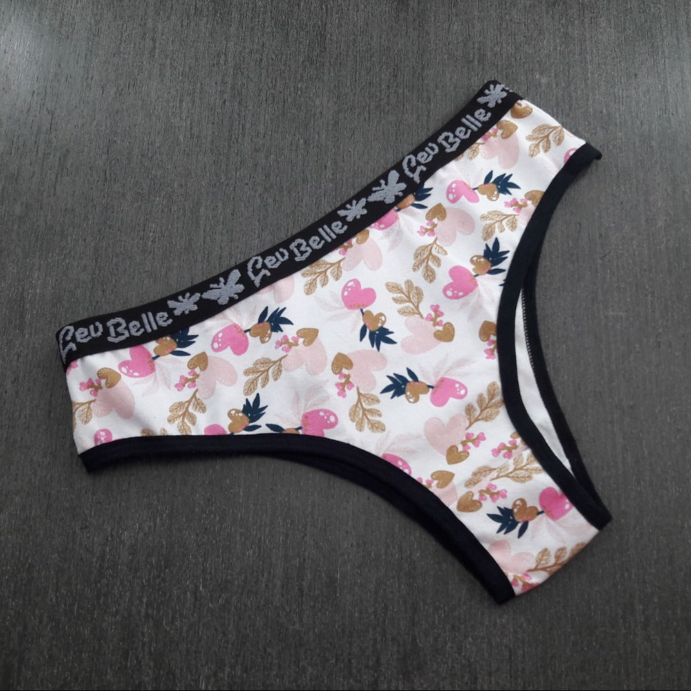 Tanga Cotton - Com Estampa Macia e Respirável