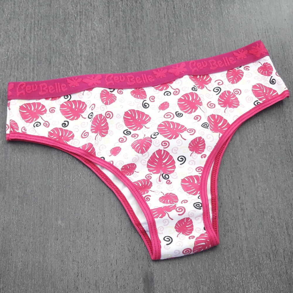 Tanga Cotton - Com Estampa Macia e Respirável