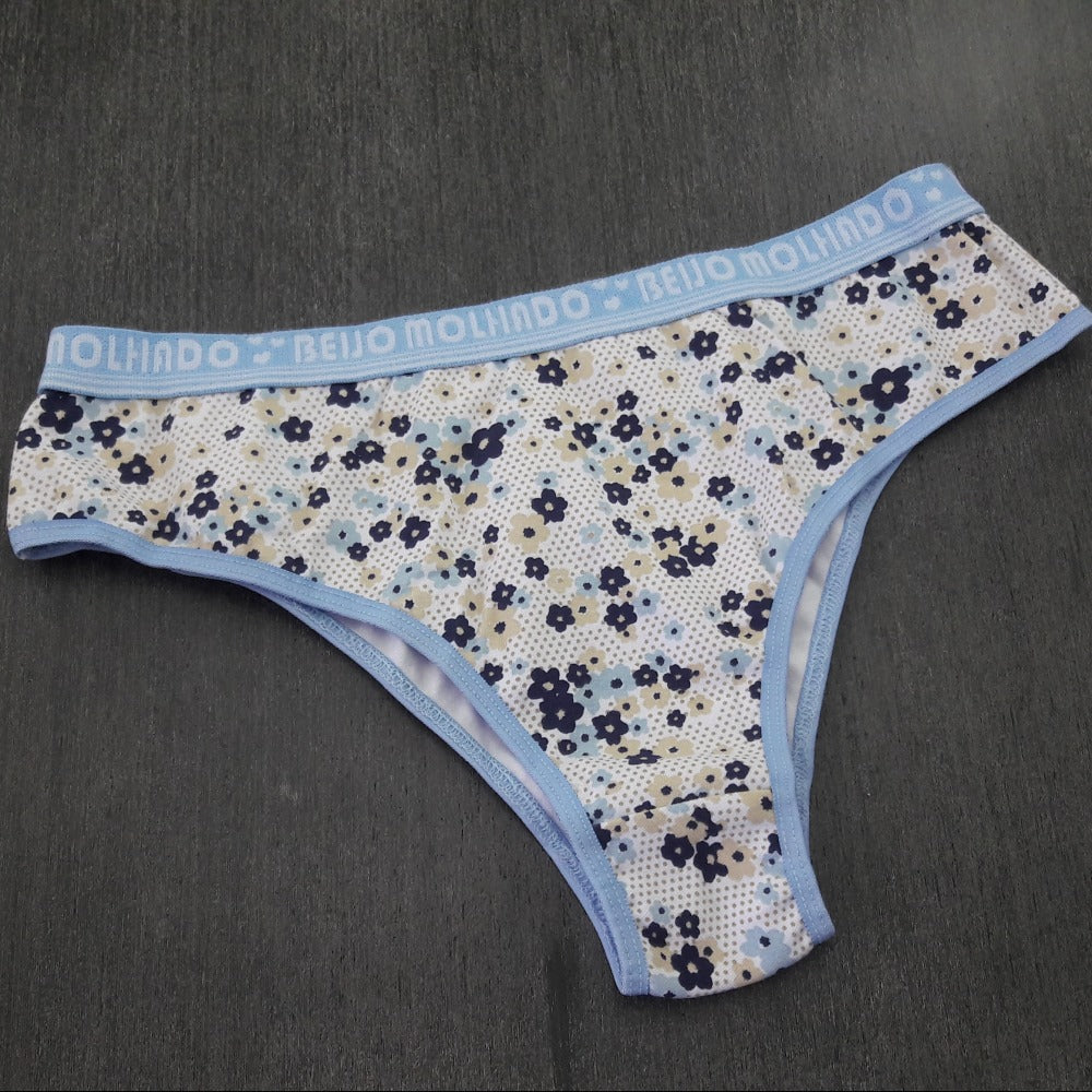 Tanga Cotton - Com Estampa Macia e Respirável