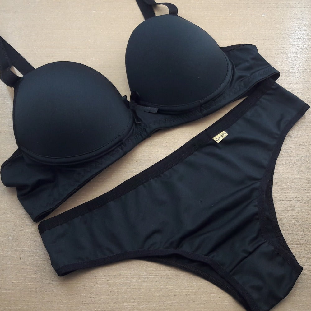 Conjunto Plus Size - Modelo Básico com Bojo e Arco para Suporte e Conforto