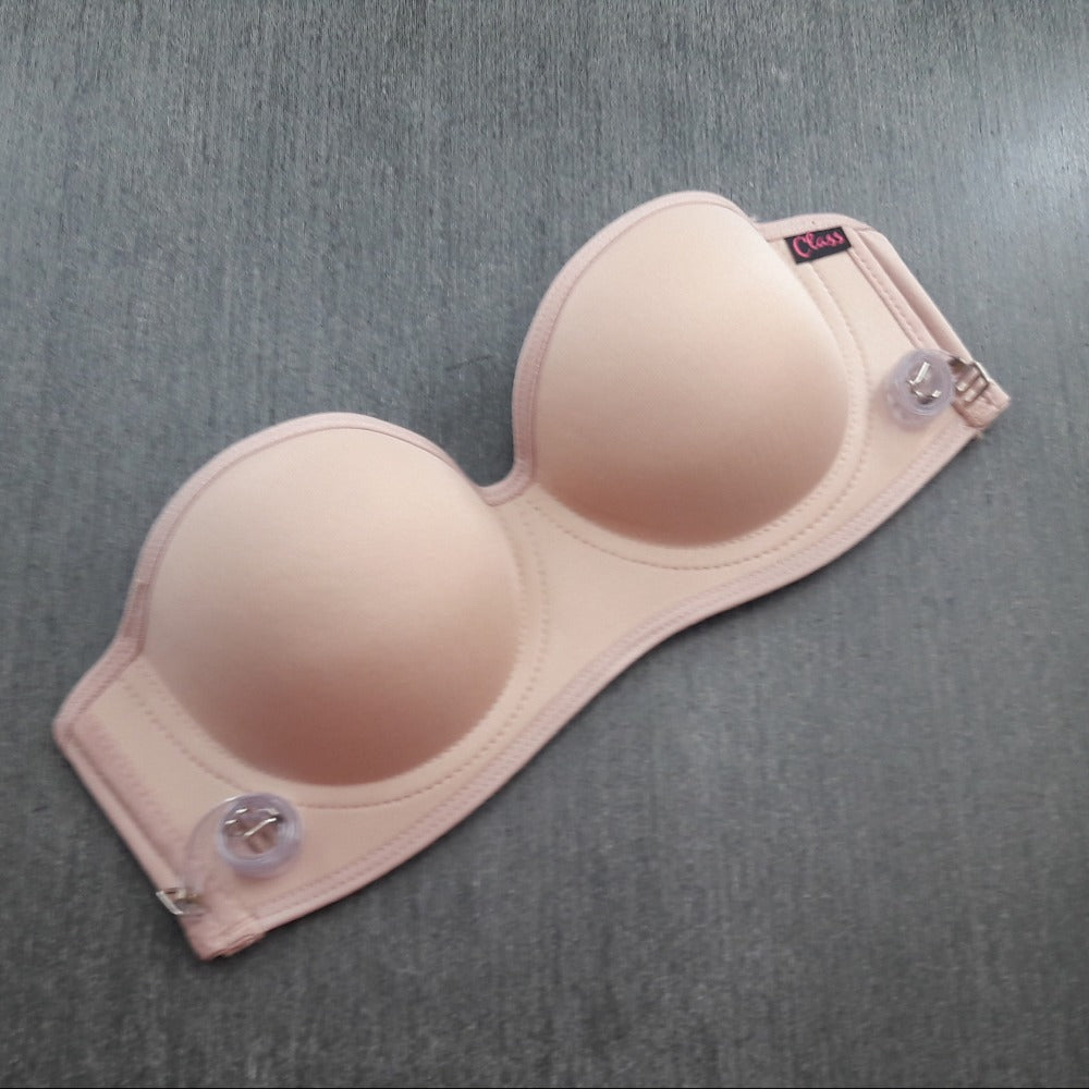 Sutiã Tomara que Caia - Com Bojo Inteiriço sem Arco e Alças de Silicone