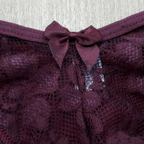 Tanga Fio Duplo - Detalhe Renda Sensual e Sofisticada