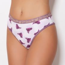 Tanga Cotton - Com Estampa Macia e Respirável