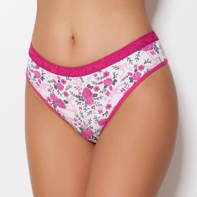 Tanga Cotton - Com Estampa Macia e Respirável