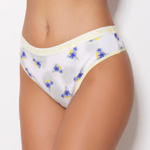 Tanga Cotton - Com Estampa Macia e Respirável