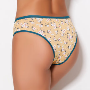 Calcinha em Microfibra - Com Estampada Colorida