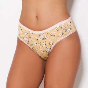 Calcinha em Microfibra - Com Estampada Colorida