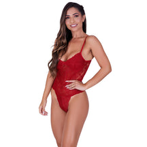Body Fio Dental - Sem Bojo Com Arco em Renda de Poliamida