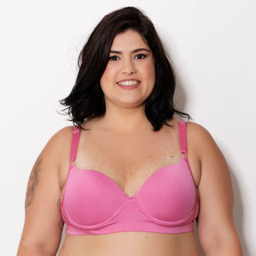 Sutiã Plus Size - Sustentação com Bojo Reforçado