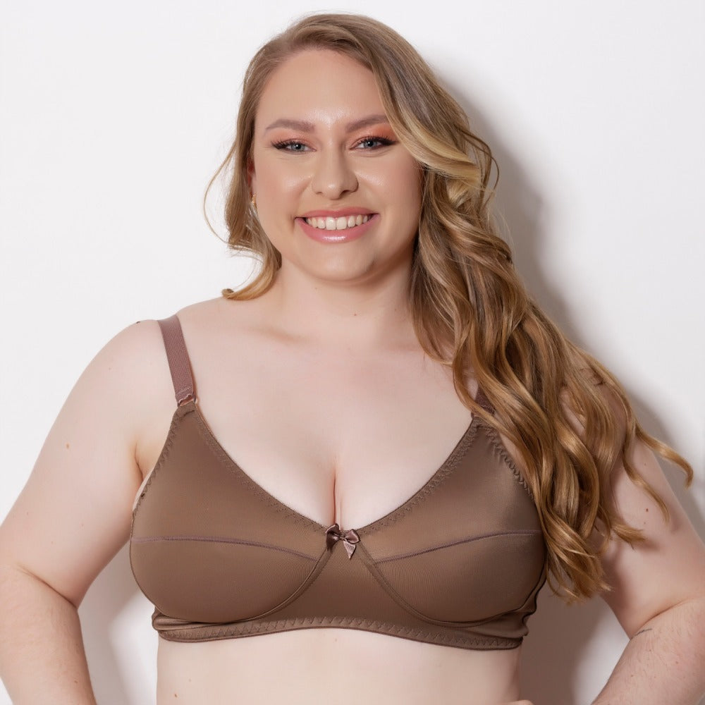 Sutiã Plus Size - em Microfibra sem Bojo Reforçado