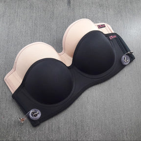 Sutiã Tomara que Caia - Com Bojo Inteiriço sem Arco e Alças de Silicone