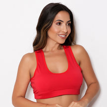 Top Academia Fitness - sem Bojo e Decote nas Costas