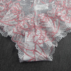 Conjunto Sem Bojo com Renda Bicolor