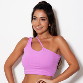Top Academia Fitness - com Alcinha Assimétrica