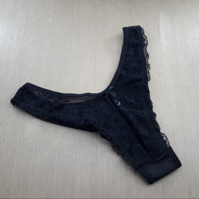 Tanga Fio Duplo - Detalhe Renda Sensual e Sofisticada