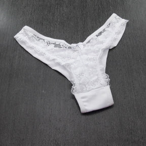Tanga Fio Duplo - Detalhe Renda Sensual e Sofisticada