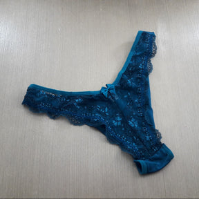 Tanga Fio Duplo - Detalhe Renda Sensual e Sofisticada