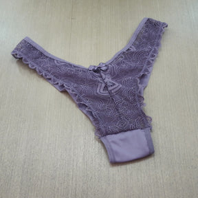 Tanga Fio Duplo - Detalhe Renda Sensual e Sofisticada
