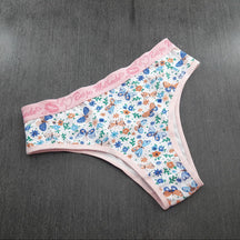 Tanga Cotton - Com Estampa Macia e Respirável