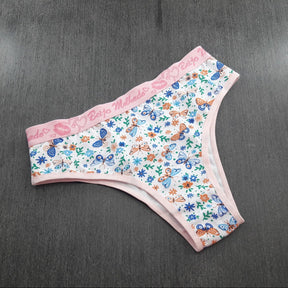 Tanga Cotton - Com Estampa Macia e Respirável