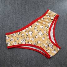 Calcinha em Microfibra - Com Estampada Colorida