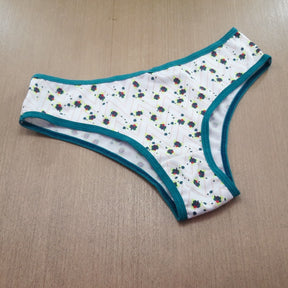Calcinha em Microfibra - Com Estampada Colorida