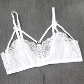Sutiã em Renda - Modelo Strappy com Tiras na Parte Frontal