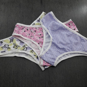 Calcinha em Microfibra - Com Estampada Colorida