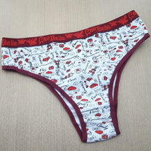 Tanga Cotton - Com Estampa Macia e Respirável