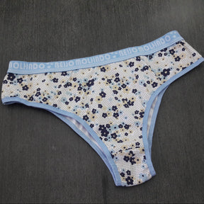 Tanga Cotton - Com Estampa Macia e Respirável