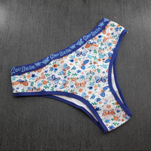 Tanga Cotton - Com Estampa Macia e Respirável
