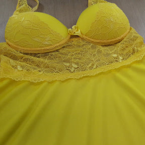 Camisola com Bojo - Detalhe em Renda Sofisticada