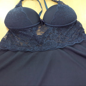 Camisola com Bojo - Detalhe em Renda Sofisticada