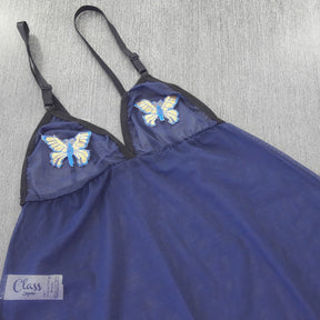Camisola Transparente - com Tule e Bordado