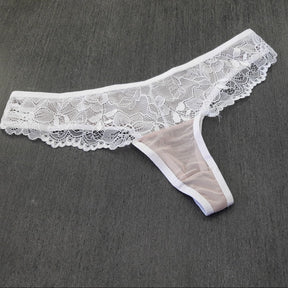 Calcinha Transparente - Sensual em Tule e Forro em Algodão