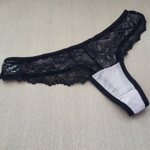 Calcinha Transparente - Sensual em Tule e Forro em Algodão