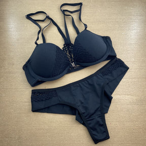 Conjunto Sensual - Com Bojo e Calcinha Fio Duplo