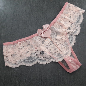 Tanga de Renda - com Lacinho de Cetim