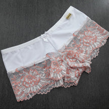 Calcinha Calesson - Bicolor em Renda Sofisticada e Charmosa