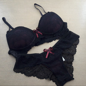 Conjunto Renda - com Bojo Bolha e Alças Reguláveis