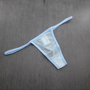 Calcinha Fio Dental - Tanga Tule e Forro em Algodão