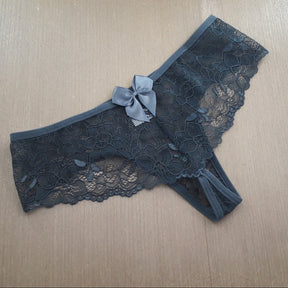 Tanga de Renda - com Lacinho de Cetim