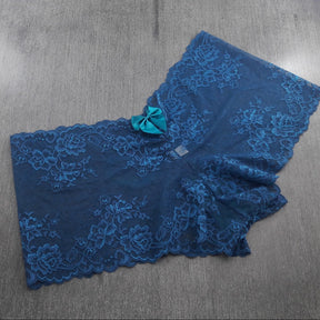 Calcinha Plus Size - Modelo Caleçon Renda Fina Confortável e Sensual
