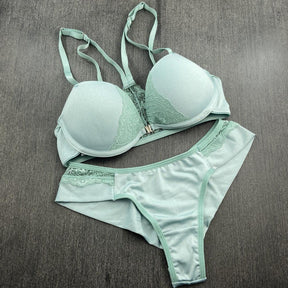 Conjunto Sensual - Com Bojo e Calcinha Fio Duplo
