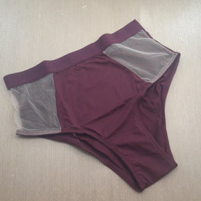 Calça Microfibra - Com Tule nas Laterais