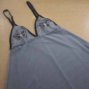 Camisola Transparente - com Tule e Bordado